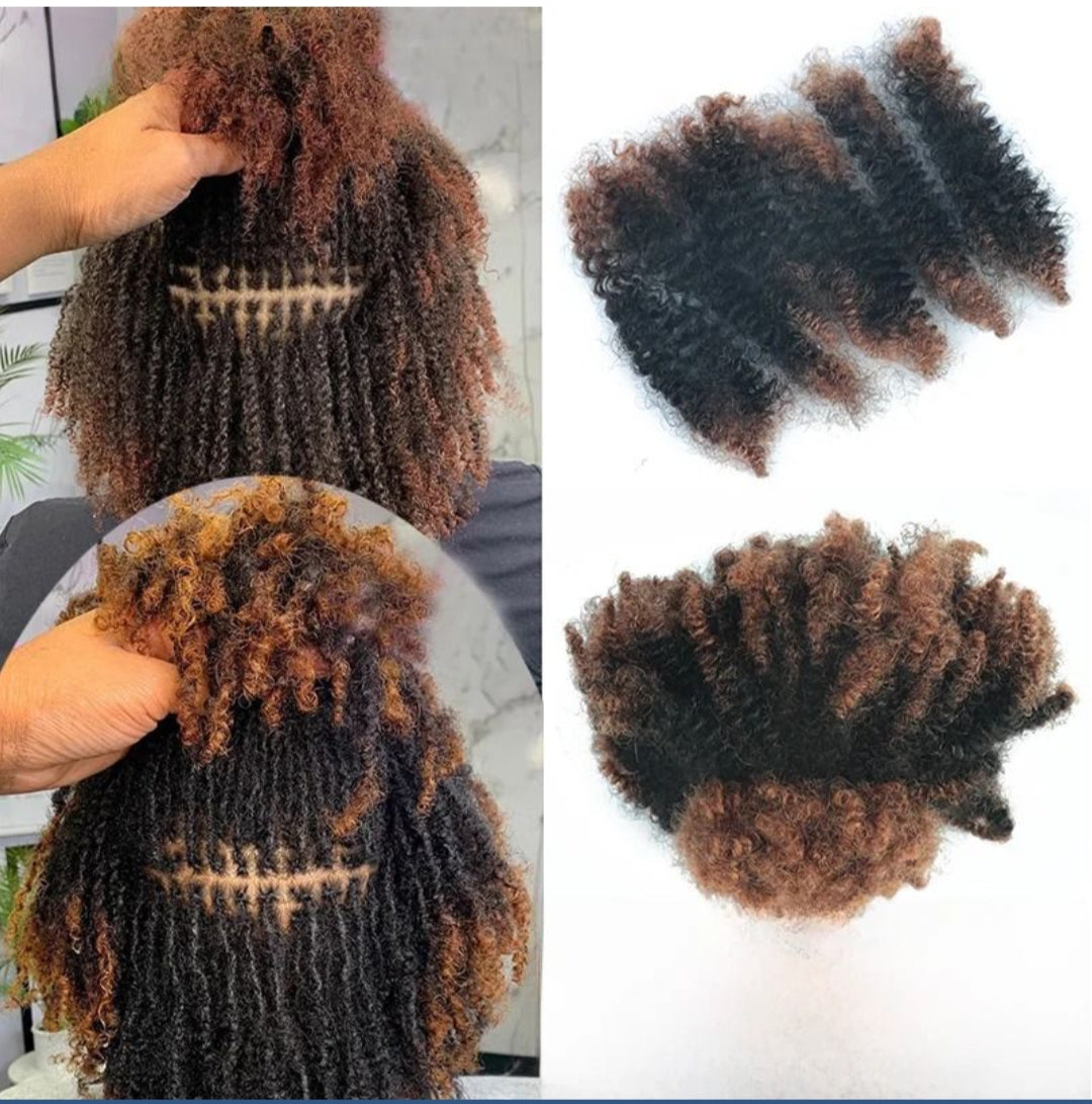 Afro Bulk Human Hair 100G