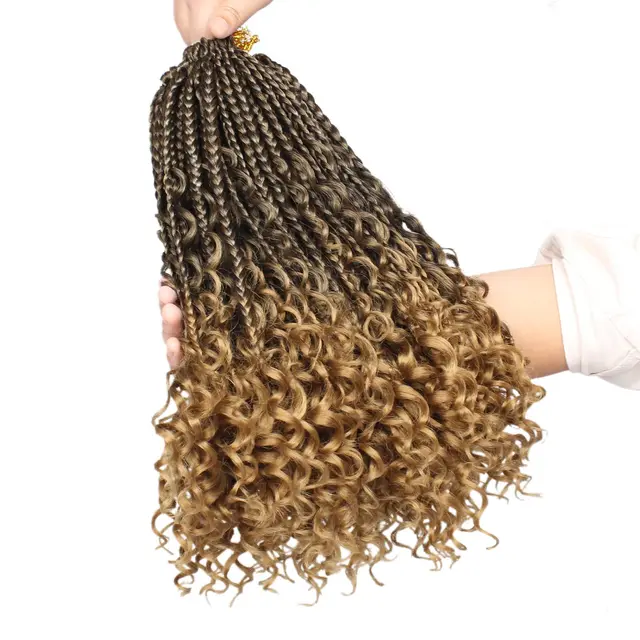 Bohemian  box braids-crochet