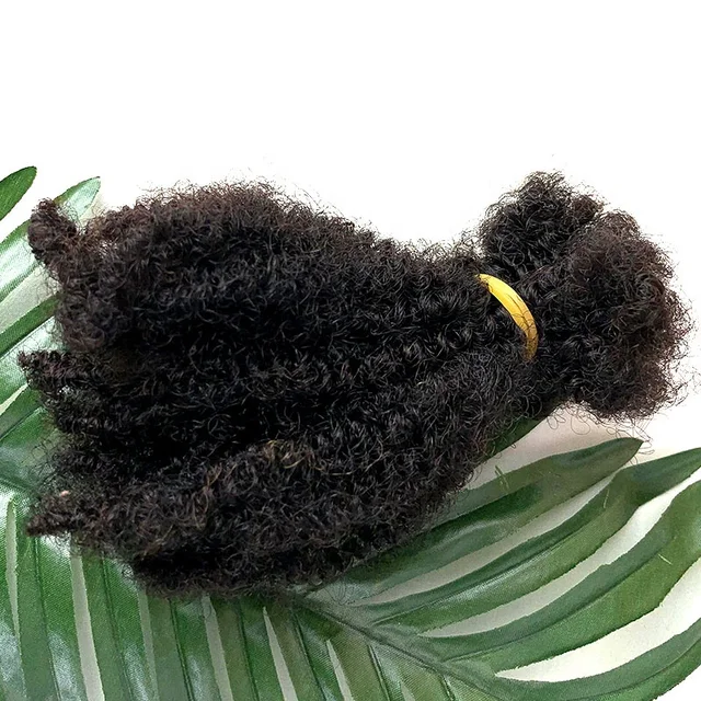 Kinky curly human hair