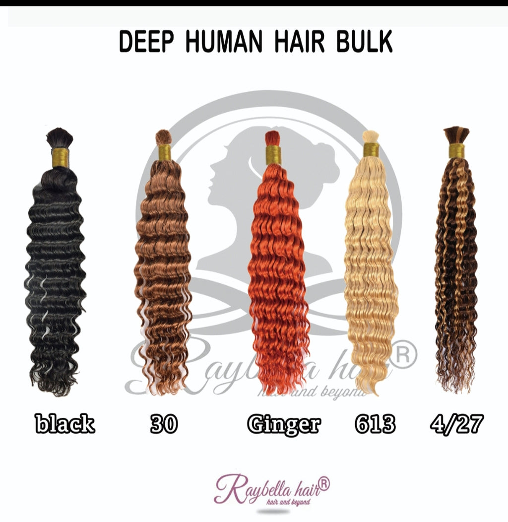 Boho human hair braids