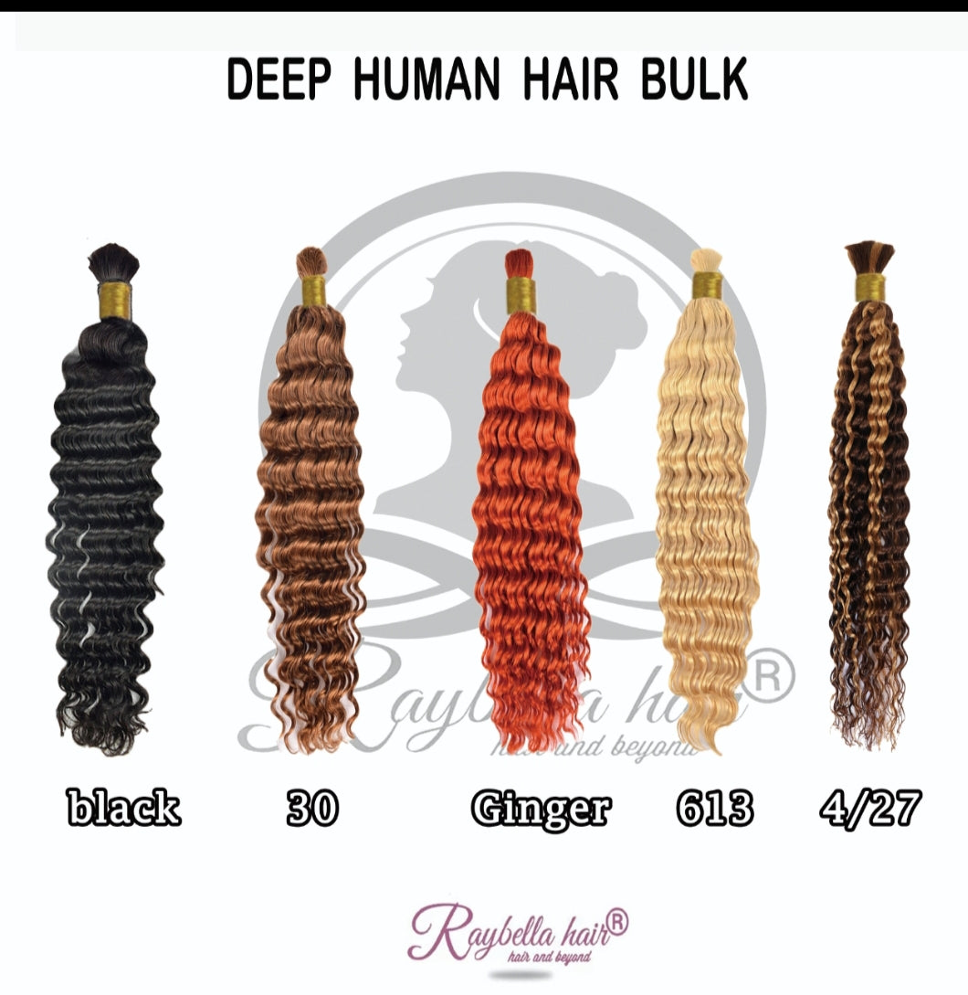 Boho human hair braids