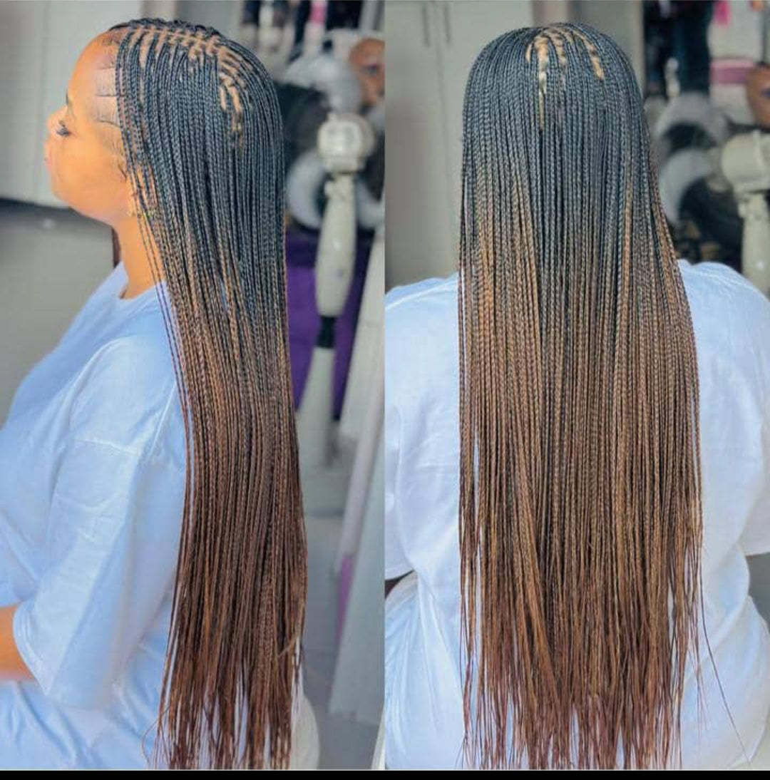 Bone straight braids