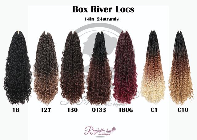 Bohemian  box braids-crochet