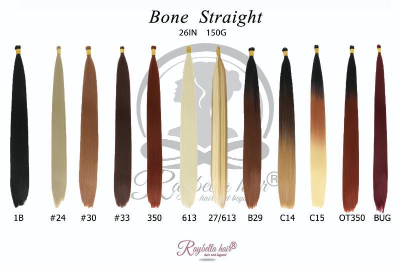 Bone straight braids