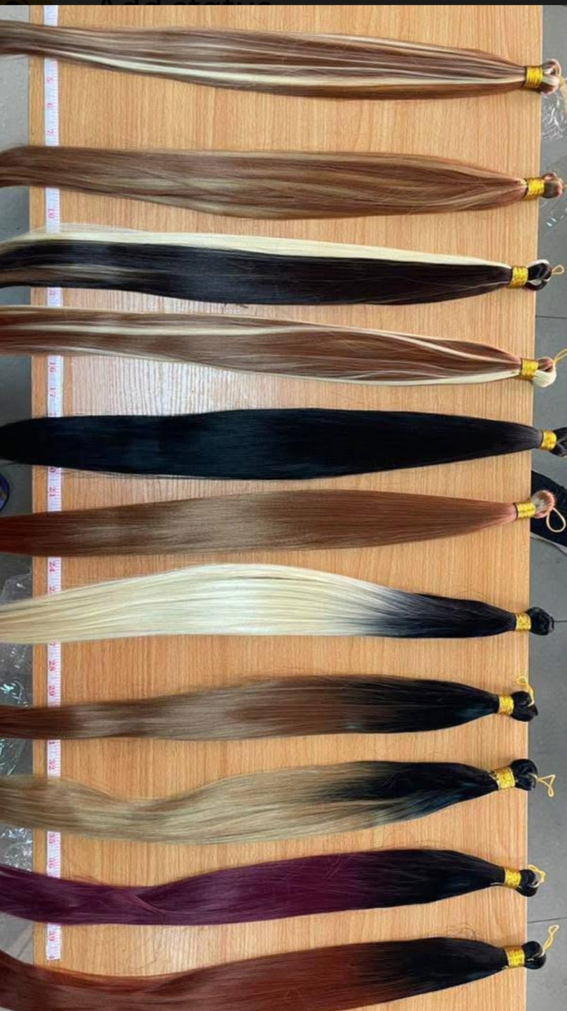 Bone straight braids