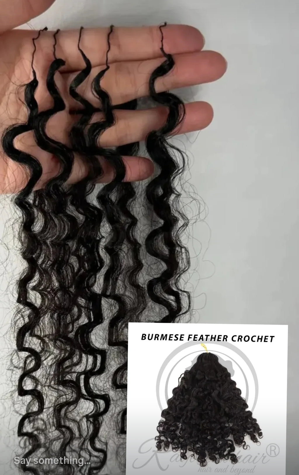 FEATHER CROTCHET -BURMESE CURLS