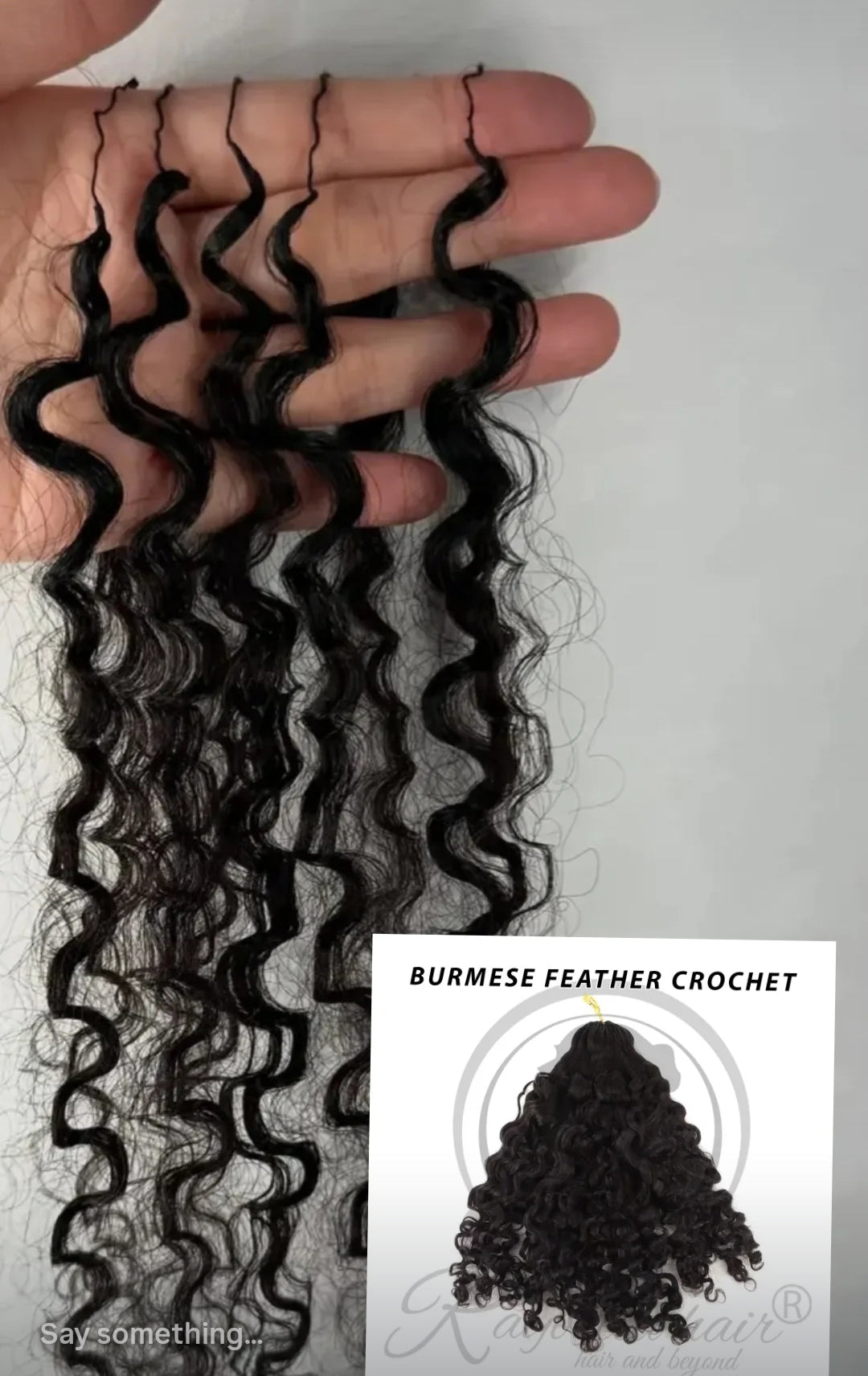 FEATHER CROTCHET -BURMESE CURLS