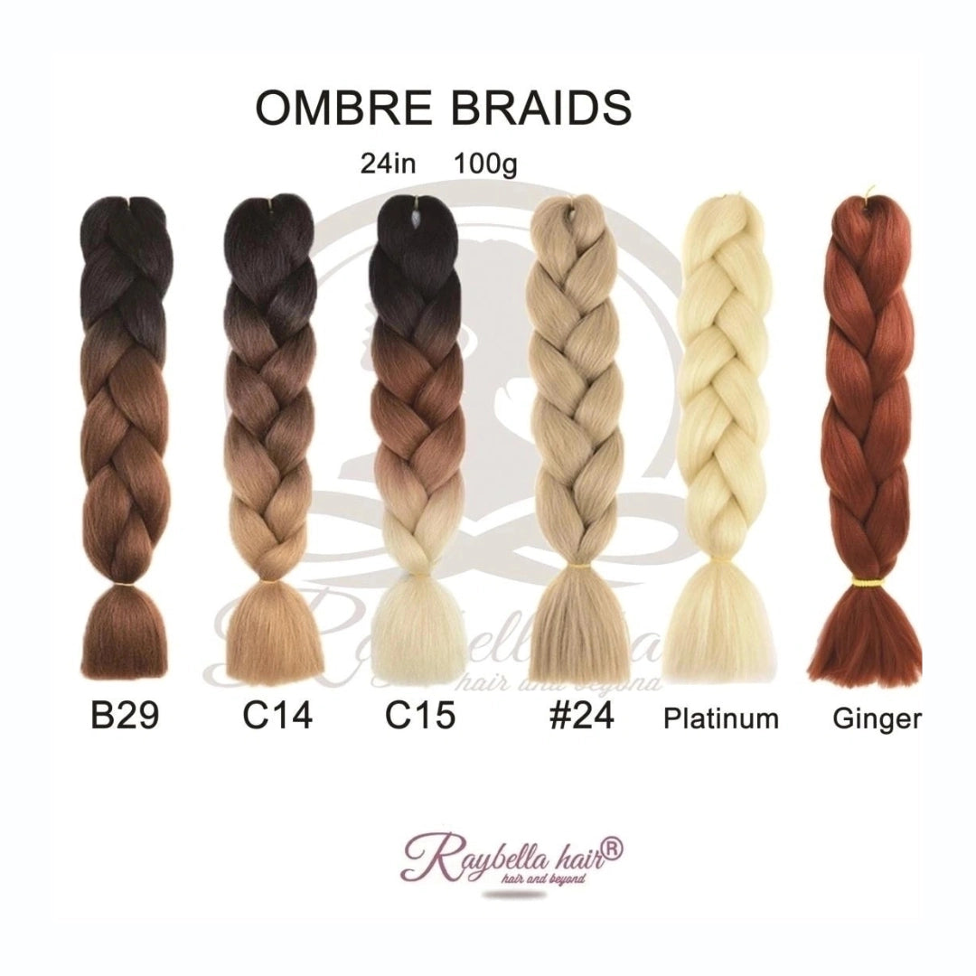 Jumbo ombre Braids 24 Inches