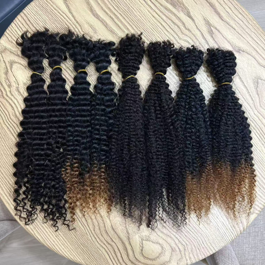 Kinky curly human hair