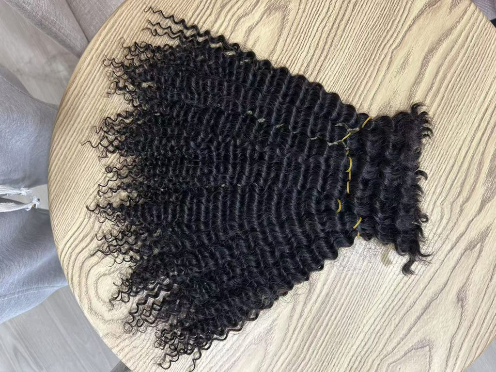 Kinky curly human hair