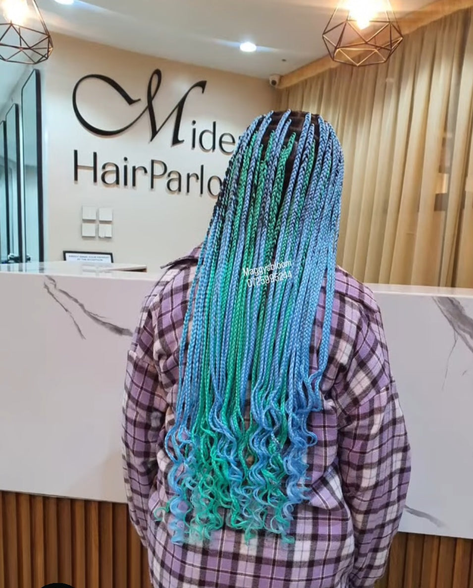 GLOW IN THE DARK BRAIDS