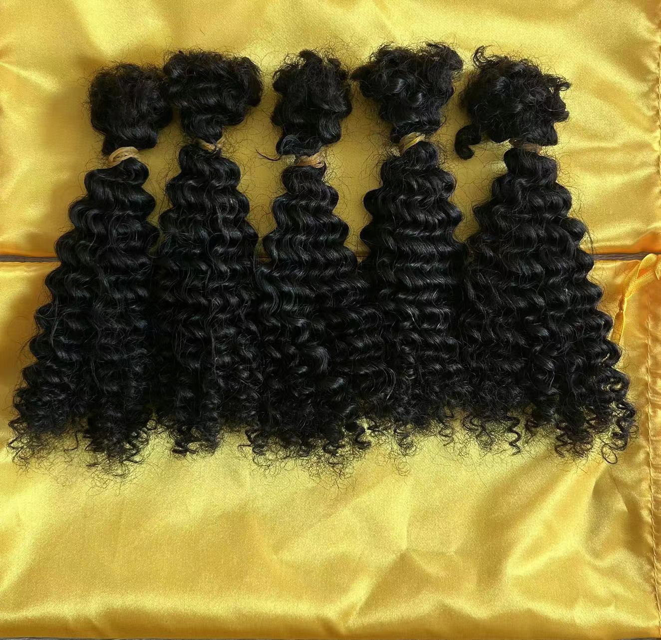 Kinky curly human hair