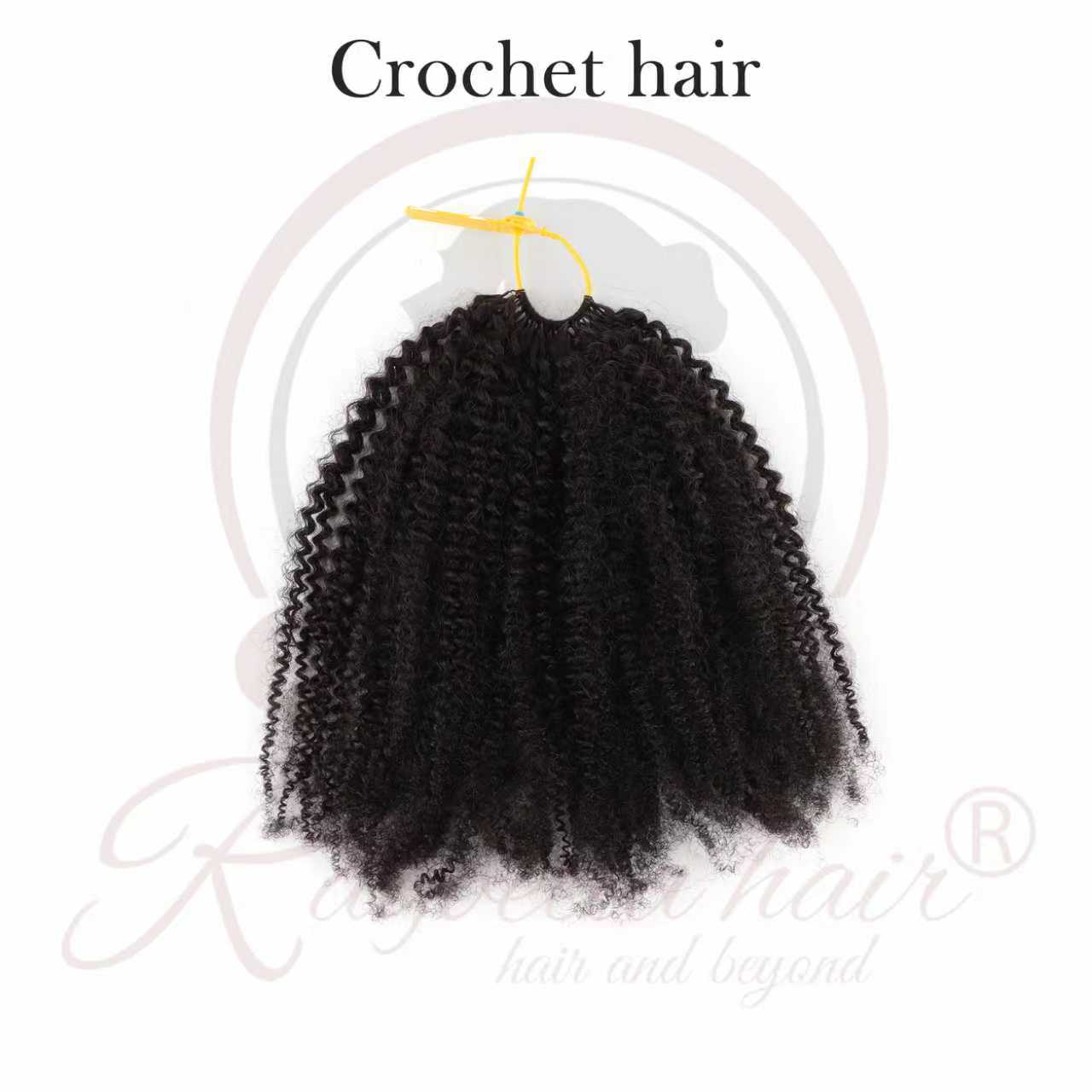 kinky curly 4b/4c  crochet human hair