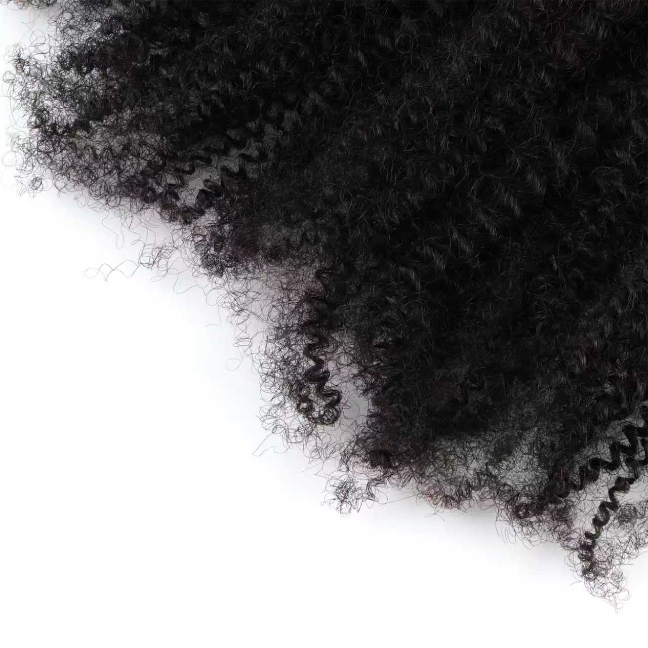 kinky curly 4b/4c  crochet human hair