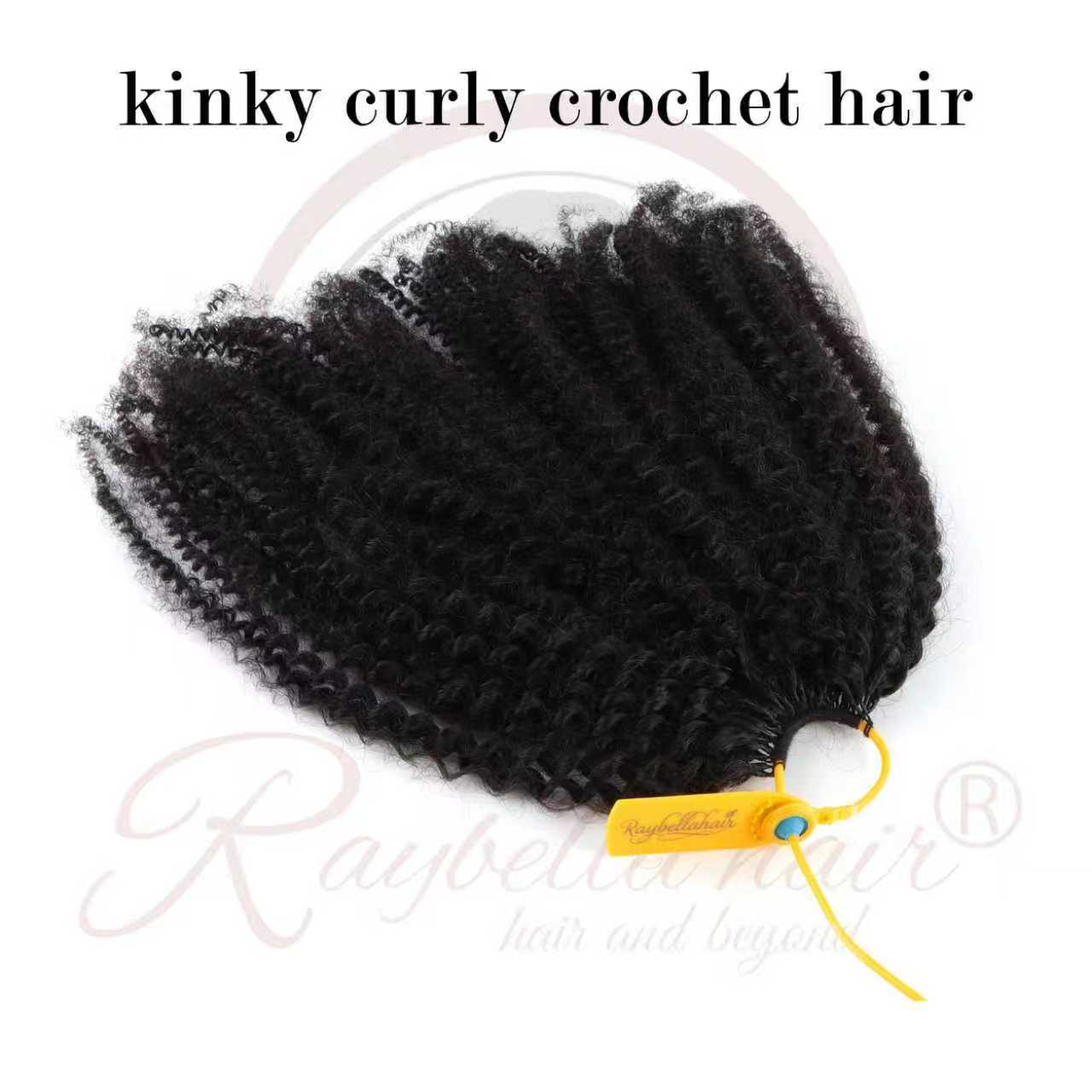 kinky curly 4b/4c  crochet human hair