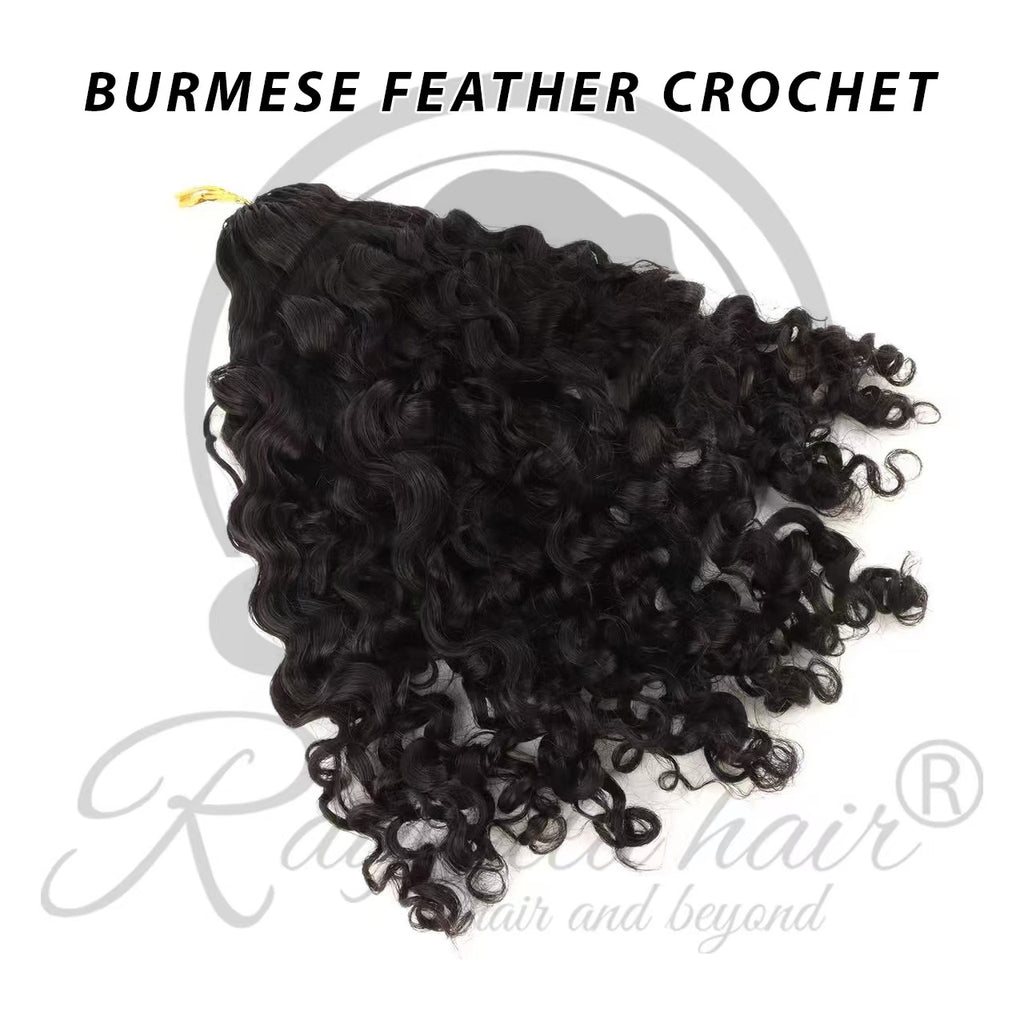 FEATHER CROTCHET -BURMESE CURLS