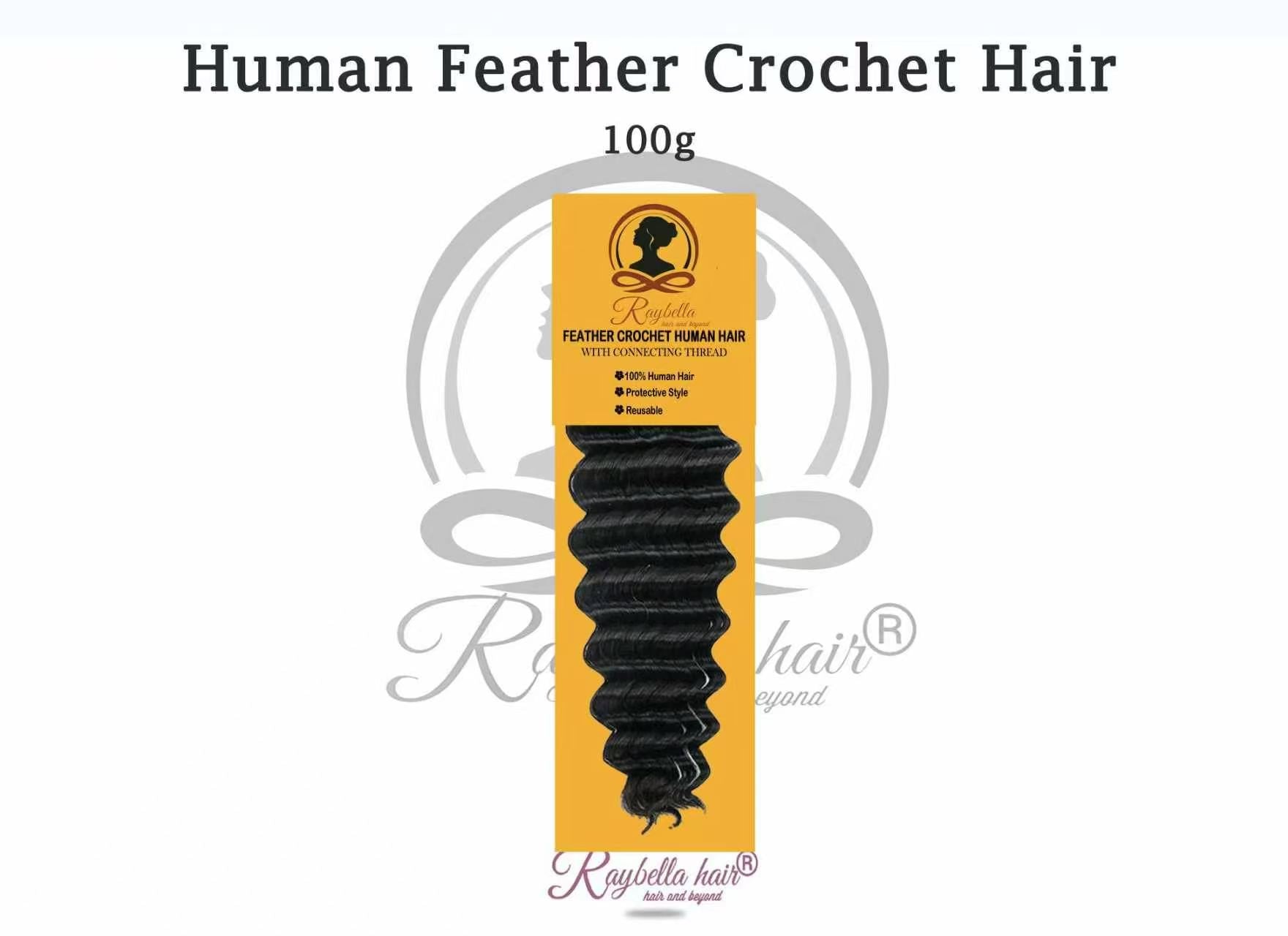 FEATHER CROCHET -DEEP WAVE CURLS