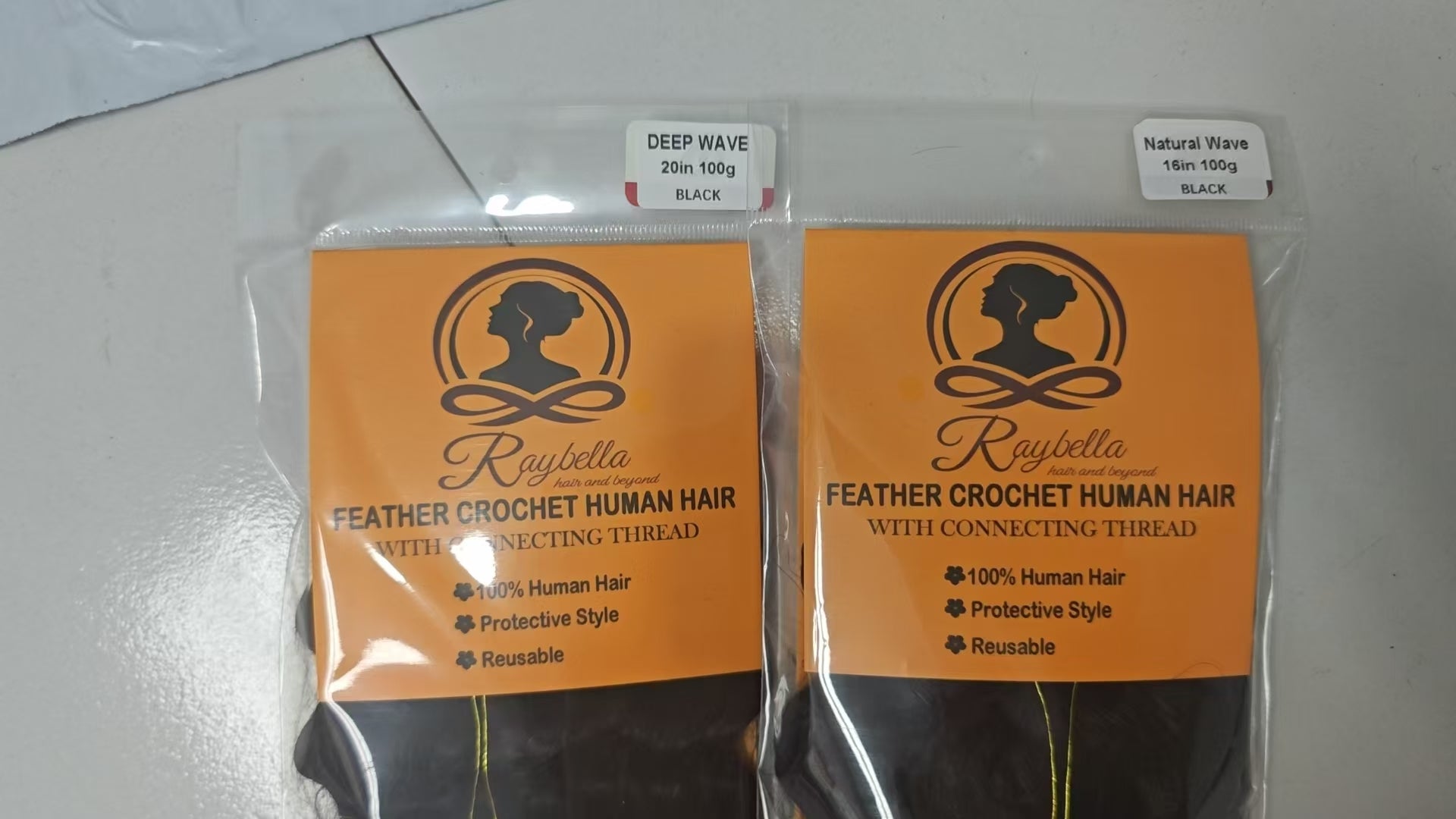 FEATHER CROCHET -DEEP WAVE CURLS