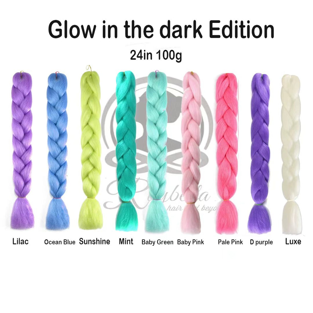 GLOW IN THE DARK BRAIDS