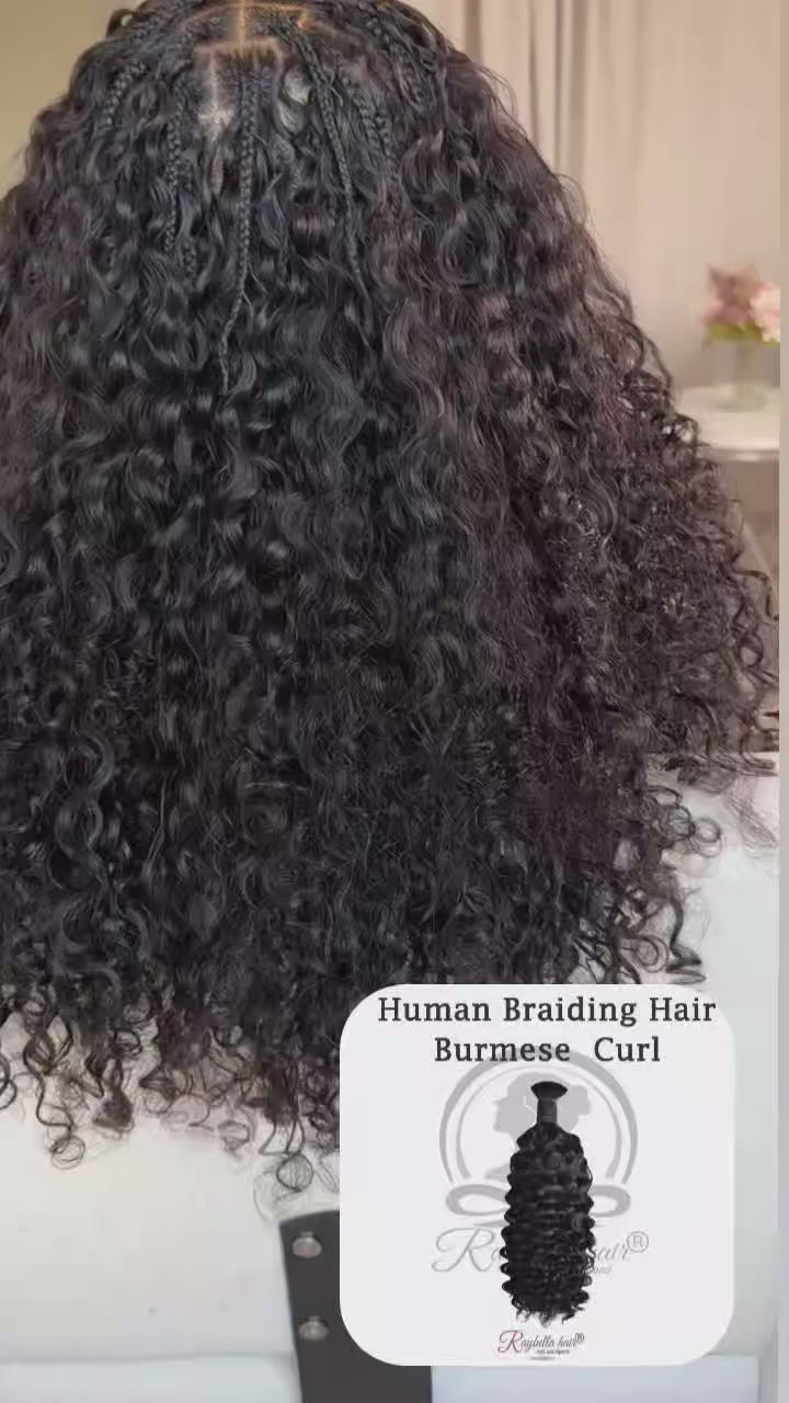 BURMESE BOHO HUMAN HAIR BRAIDS